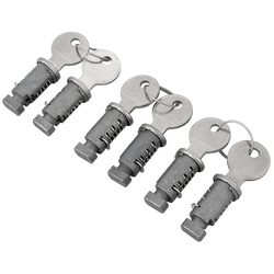 Atera slot- en sleutelset (6 stuks + 2 sleutels) 083011