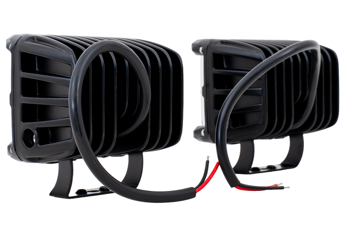 Set van twee LED-werklampen, reflector TT TECHNOLOGY TT.13209 12xLED 2200lm