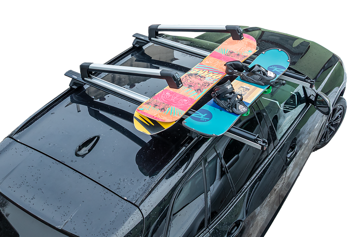 Inter Pack Frostline 6 - uitschuifbare aluminium houder voor 6 paar ski's of 4 snowboards