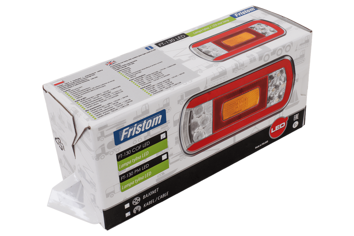 FRISTOM FT-130 COF LED achterlicht, 6 functies, universeel