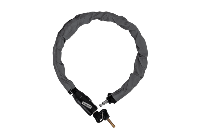 PROFEX Reflex stalen fietsslot, 70 cm lang