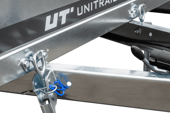 Autotrailer 264x150 UNITRAILER GARDEN 265 KIPP met opzetborden, H-0 frame en grijze huif