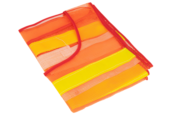 HERMON XXL oranje reflecterend vest met klittenband aan de zijkant