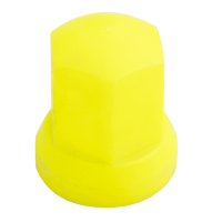 OUTLET Dop met indicator voor wielbouten HOOG FI33 GEEL