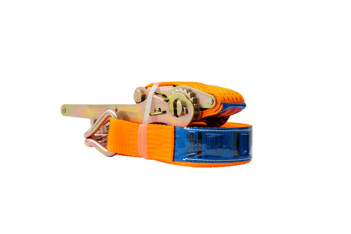 UNITRAILER ERGO 12m/50mm/5t oranje transportband met spaninrichting
