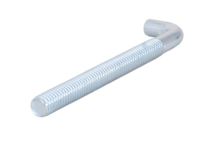 DROMET HP M6x70 schroefhaak met een L-vormige uiteinde (recht)