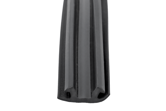 Rubberen afdekking/afdichting (onderkant) voor aluminium balk - G3 CL 127 cm