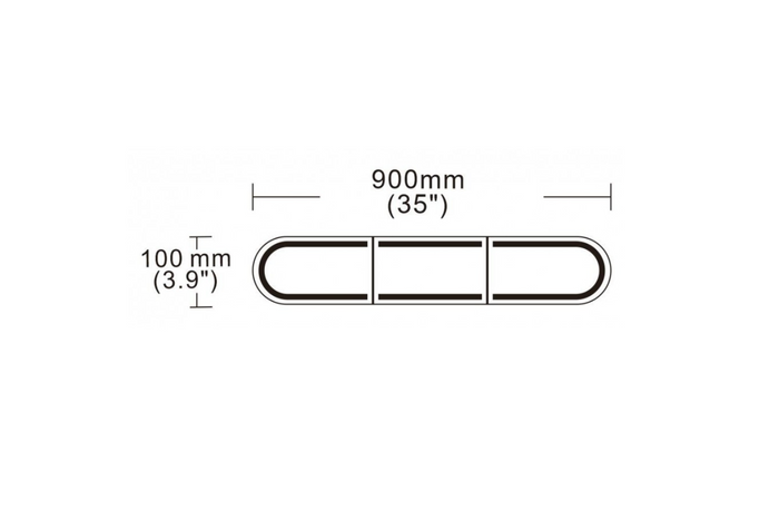 KAMAR BLK0058 LED-waarschuwingslicht, knipperlicht met 6 functies