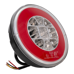 TT TECHNOLOGY TT.12008 Glo-Trac LED Hamburger Achterlicht 3 Functies Universeel