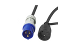Adapter met CEE-stekker en -stopcontact met beschermingscontact 16A 230V ProPlus 373530DE kabel 150cm