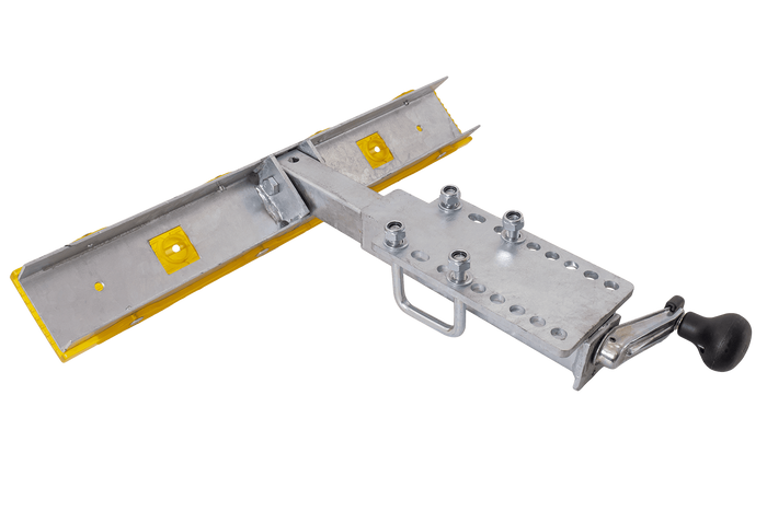 UNITRAILER TTL vlakke steun, lengte 59 cm, hoogte 50 cm, voor een boottrailer