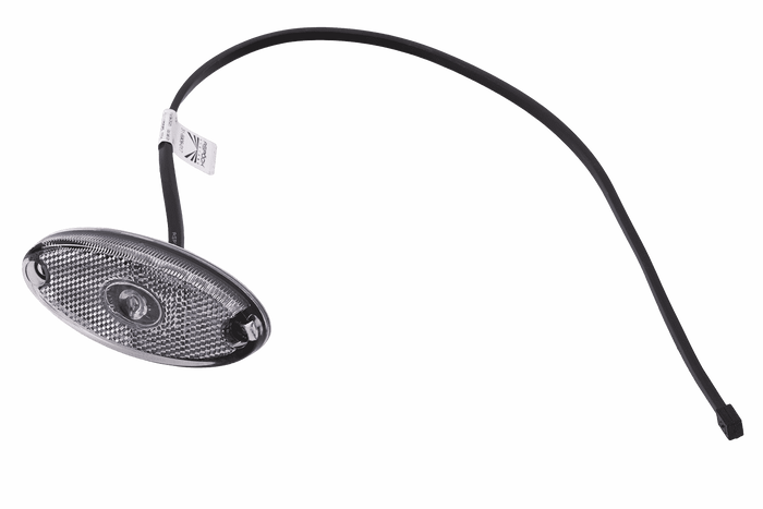 ASPÖCK FLATPOINT II LED markeringslamp, wit, universeel 0,5 kabel