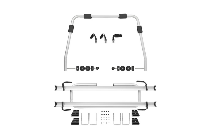 ProPlus 330242 fietsendrager voor aanhanger, geschikt voor 2 fietsen
