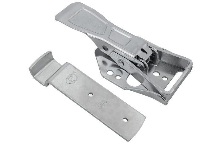 Zijkoppeling met STEELPRESS ZB-04C+Z-01A bevestiging voor volledige afsluiting van de aanhangwagenzijde