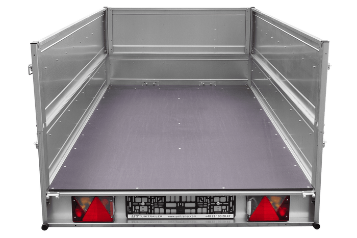 Lichte aanhangwagen 264x125 UNITRAILER GARDEN 264 KIPP met BIS zijwanden