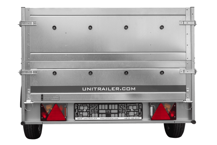 Lichte aanhangwagen 264x125 UNITRAILER GARDEN 264 KIPP met BIS zijwanden