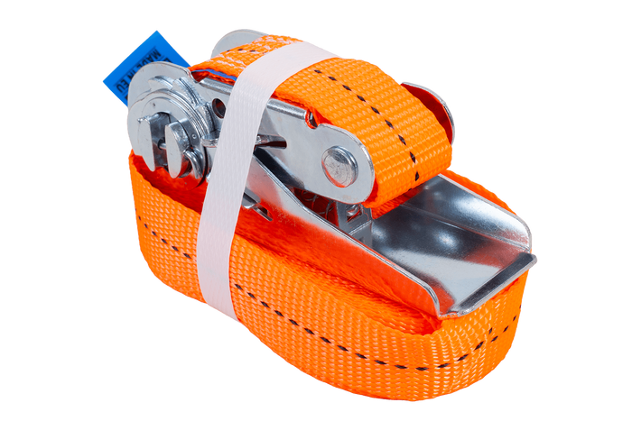 HILLS 5m/25mm/1t oranje eendelige spanband met spanner