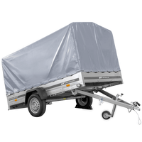 Eenassige aanhangwagen 264x150 UNITRAILER GARDEN 265 KIPP met frame H-1100 en grijze huif