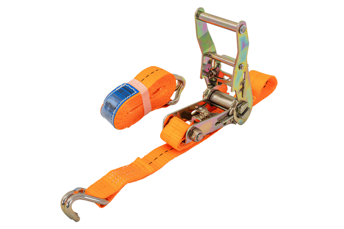 UNITRAILER 3m/25mm/1t oranje transportband met spaninrichting
