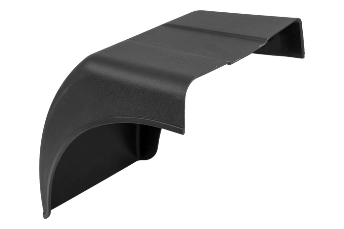 Rechter spatbordhelft voor aanhanger DOMAR DR1012502 wielkast 340/220mm
