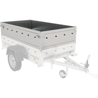 BIS aluminium zijwanden voor de UNITRAILER GARDEN 201 KIPP ALU aanhanger