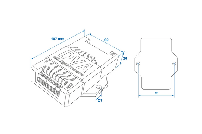 ProPlus 343128S LED-lichtcontroller voor aanhangers, CANBUS 12V-module