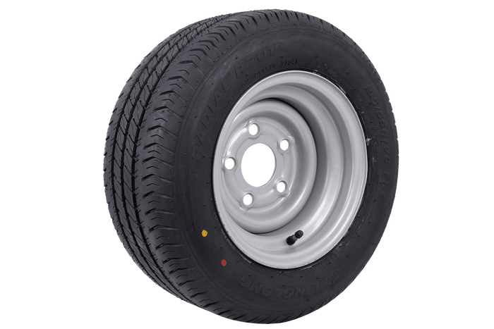 OUTLET Versterkt wiel voor aanhangwagen BAND LINGLONG 195/55 R10C 98/96N VELG UNITRAILER 6Jx10&quot; 5x112 ET:-4