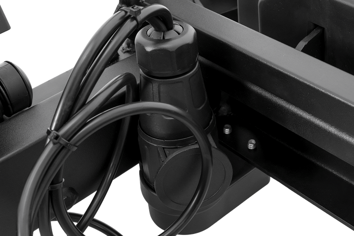 Inter Pack Velox 2 LED - opvouwbare fietsendrager voor op de trekhaak voor 2 fietsen met LED-verlichting (zwart)