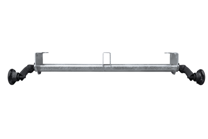 AL-KO OPTIMA ongeremde as voor 750kg aanhangwagen 1180mm 1630mm 4x100