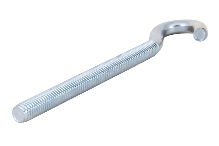DROMET HZ M6x100 schroefhaak met open uiteinde (gebogen)