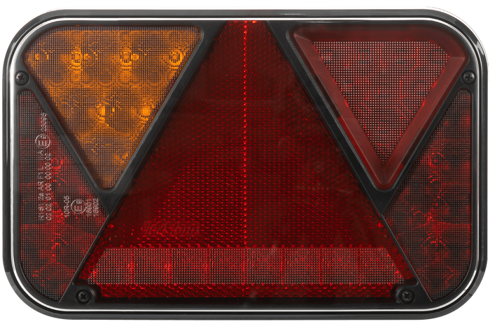 Verlichtingsset: FRISTOM LED-achterlichten + HORPOL LED-zijmarkeringslichten + MANTES 5,2 m 7-pins kabelboom