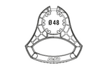 AL-KO 1931978 manoeuvreerhendel voor 48 mm neuswiel
