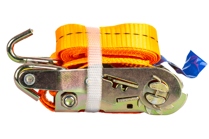 UNITRAILER 2m/50mm/5t oranje transportband met spaninrichting
