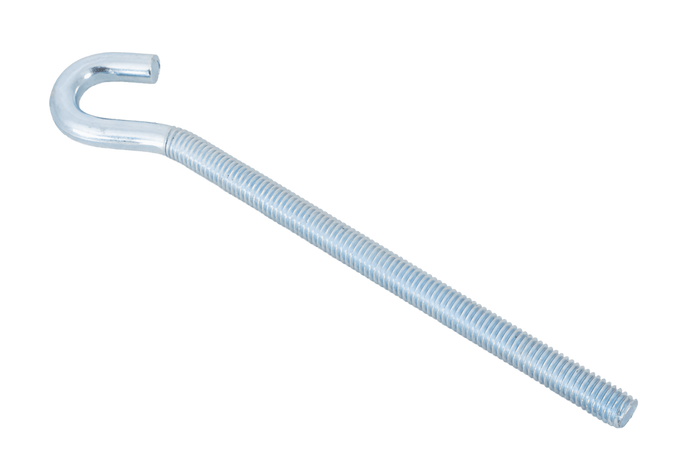 DROMET HZ M6x120 schroefhaak met open uiteinde (gebogen)