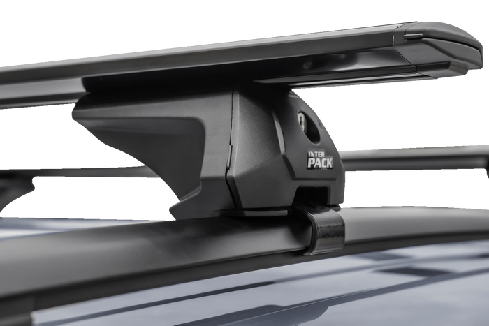 Inter Pack Virgo IR 120 (G2) dakdrager met geïntegreerde rails (zwart)