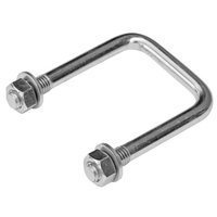 U-bout M12 95/88/95 met moeren en ringen