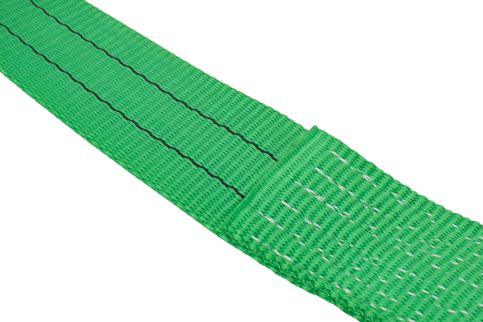 Sleepkabel met haken HILLS sleepband 5m/60mm/6t groen