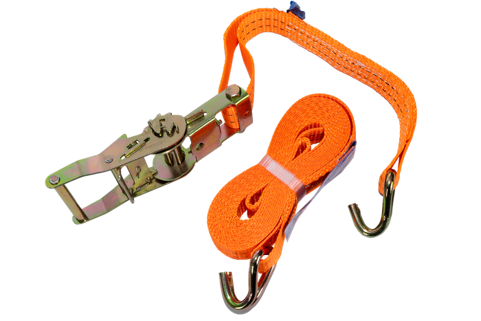 UNITRAILER 5m/35mm/2t oranje transportband met spaninrichting