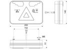 HORPOL LZD 3215+3216 achterlichten, 2m kabel, 7 functies, links+rechts