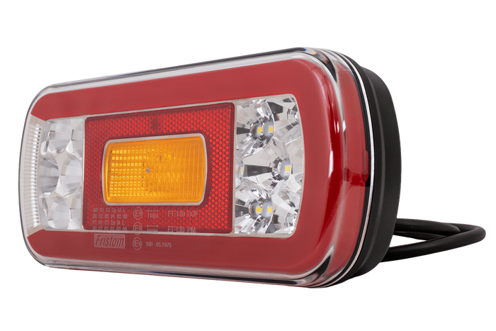 FRISTOM FT-130 COF LED achterlicht, 6 functies, universeel