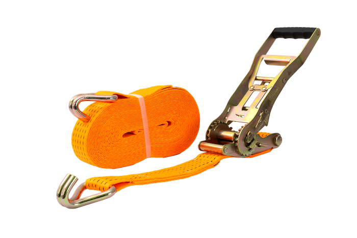 UNITRAILER ERGO 12m/50mm/5t oranje transportband met spaninrichting