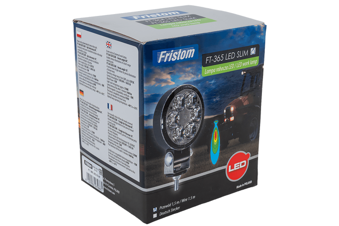 LED werklamp reflector FRISTOM FT-365 SLIM 6xLED 1500lm