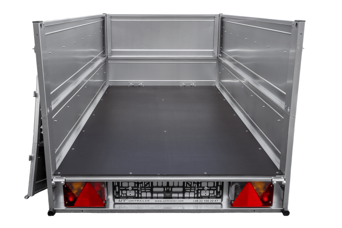 Tuinaanhanger 200 KIPP met steunwiel en BIS zijkanten