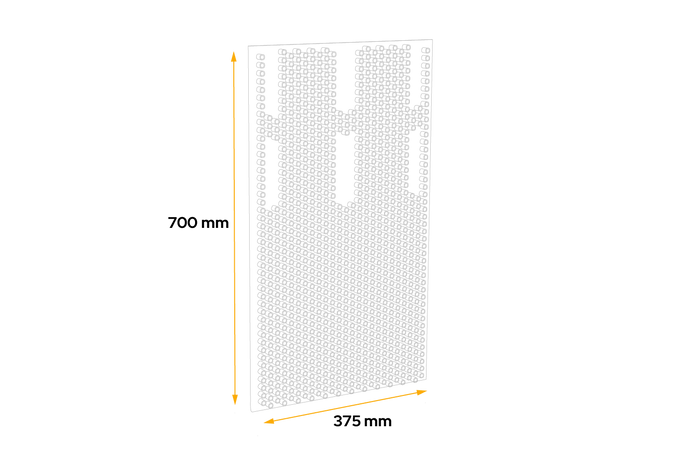 DOMAR DK5110 spatbord voor aanhangers en opleggers 375×700mm