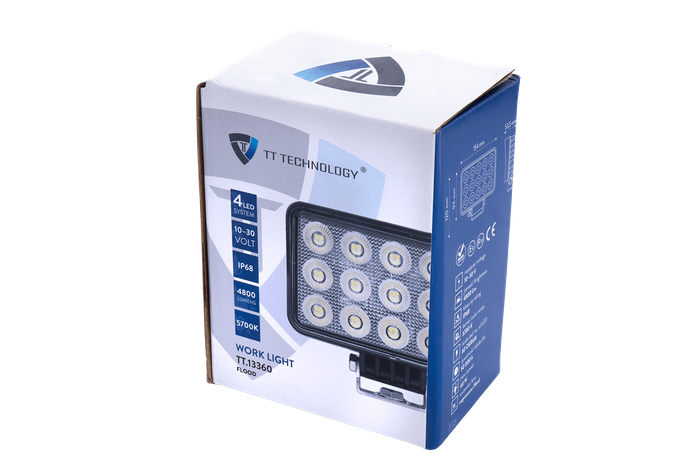 TT TECHNOLOGY LED werklamp reflector TT.13360 60xLED 4800lm rechthoekig