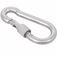 Karabijnhaak met veiligheidssysteem voor touwen DROMET KSZ.5.50 brandweerhaak 5x50mm
