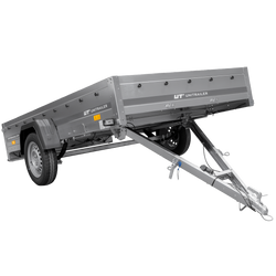 Enkelassige aanhanger op veren 264x150 UNITRAILER GARDEN 265/R KIPP