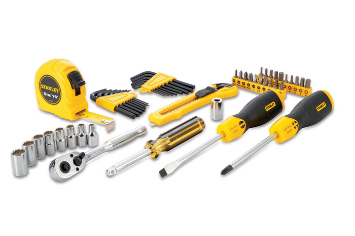 STANLEY STMT0-74864 handgereedschapset in een 51-delige koffer.