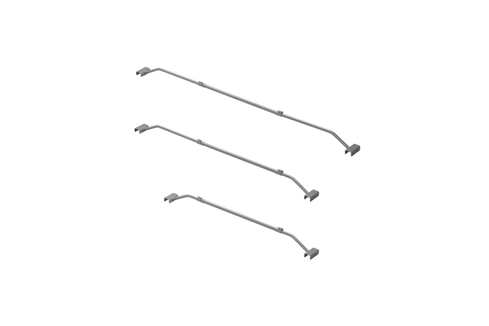 Platte zeilbeugel voor ProPlus-aanhanger 340914V01, verstelbaar van 100 tot 155 cm.
