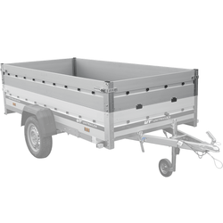 BIS aluminium zijwanden voor de UNITRAILER GARDEN 264 KIPP ALU en 264/2 KIPP ALU trailers